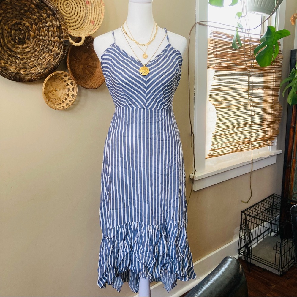High-Low Cut-Out Back Dress